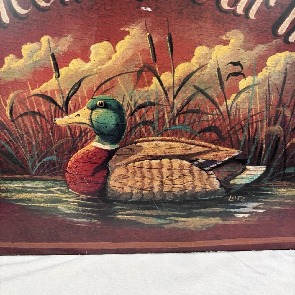 Welcome to Our‎ Home Sportsman Hunters sign with Mallard Duck 15